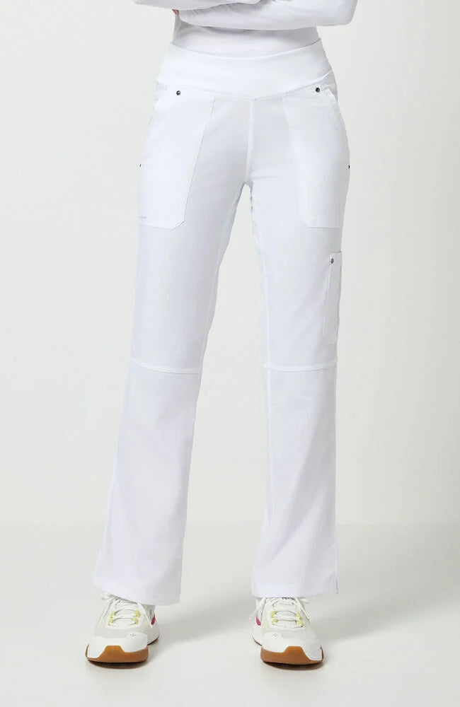 Women's Tori Yoga Scrub Pant - White