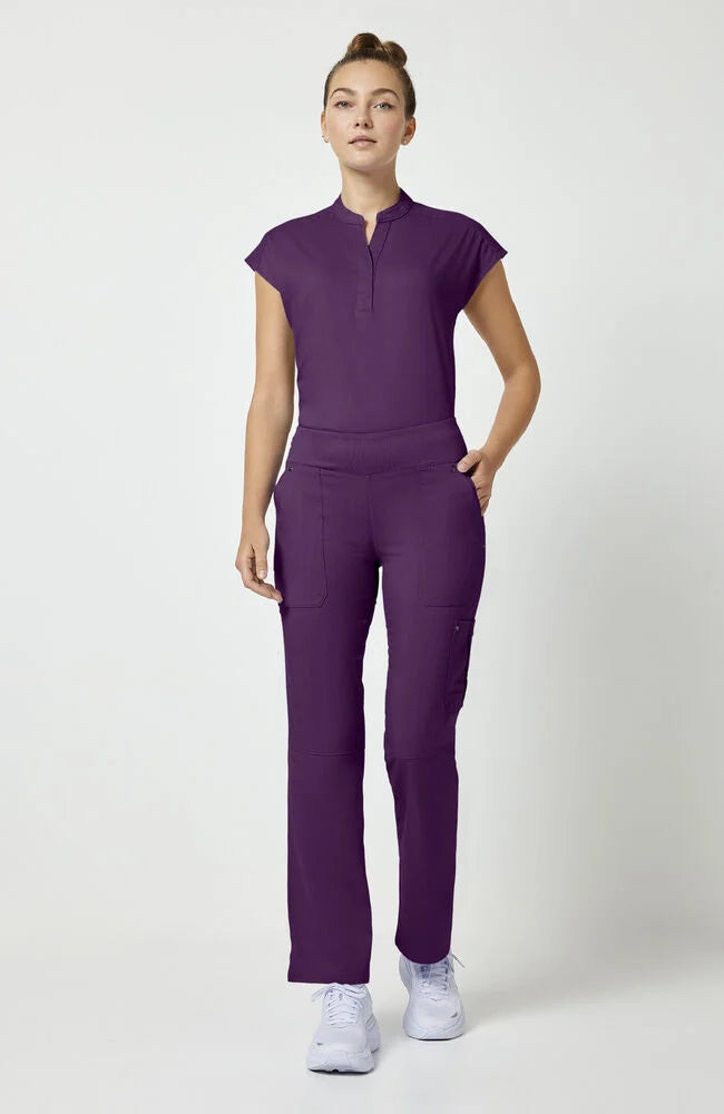 Women's Tori Yoga Scrub Pant - Eggplant