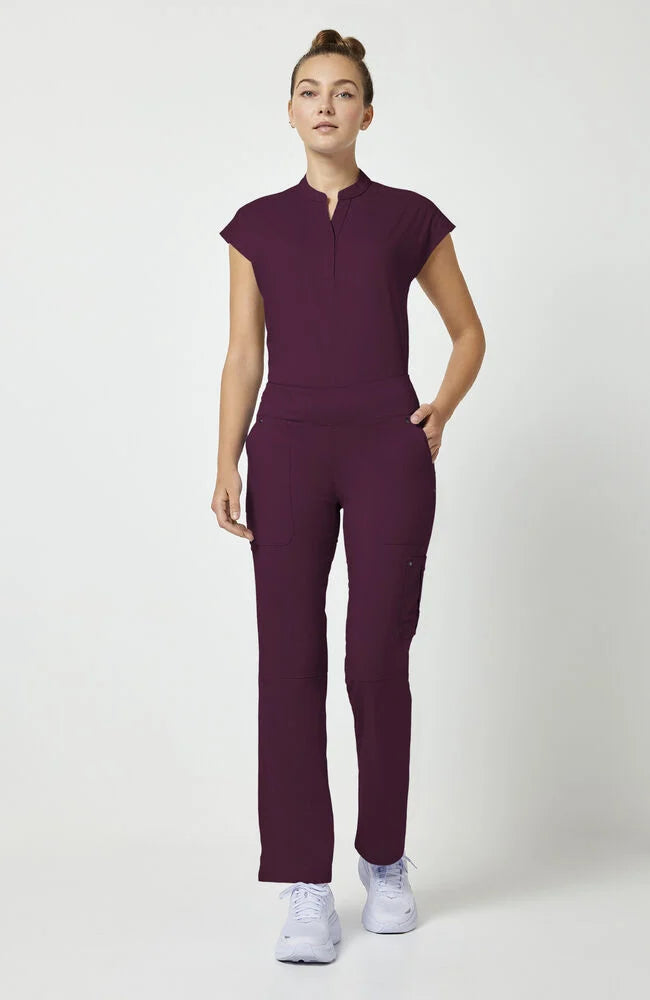 Women's Tori Yoga Scrub Pant - Wine