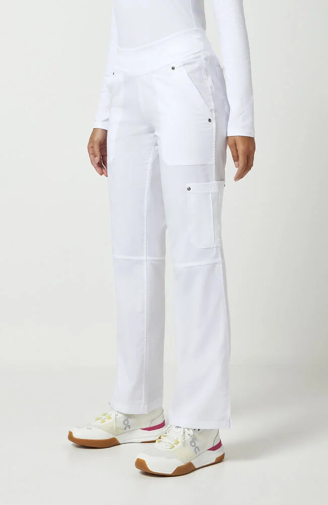 Women's Tori Yoga Scrub Pant - White