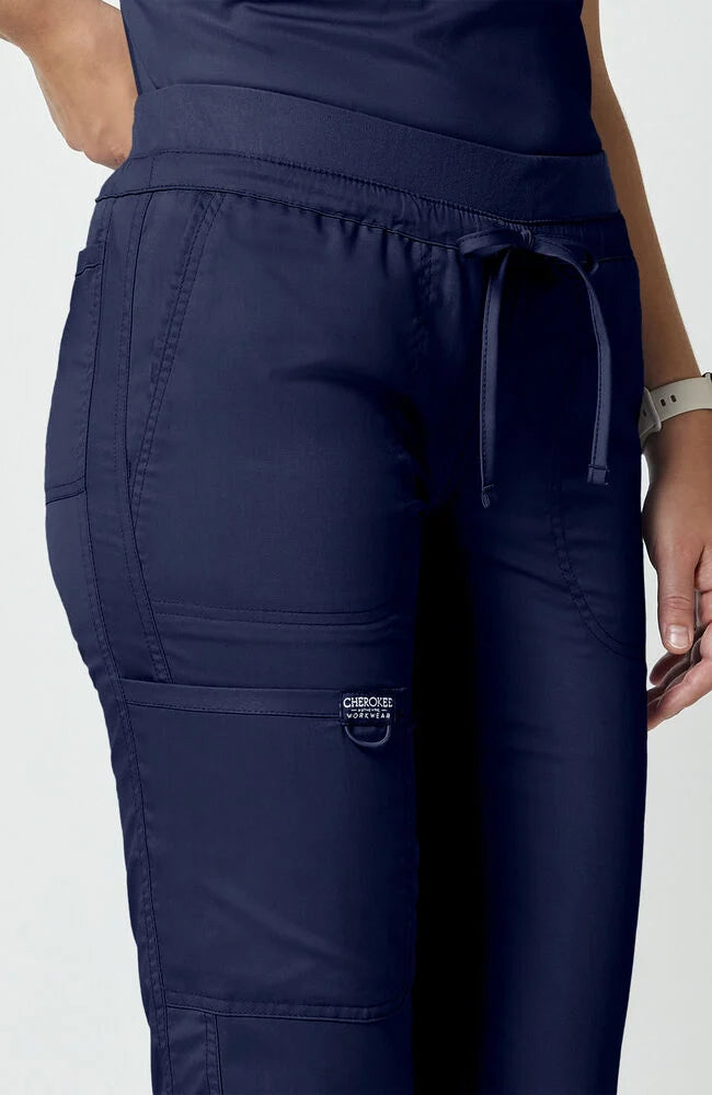 Women's Tapered Leg Drawstring Pant - Navy