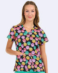 Women's Audrey Print Top - Sorbet Vibes