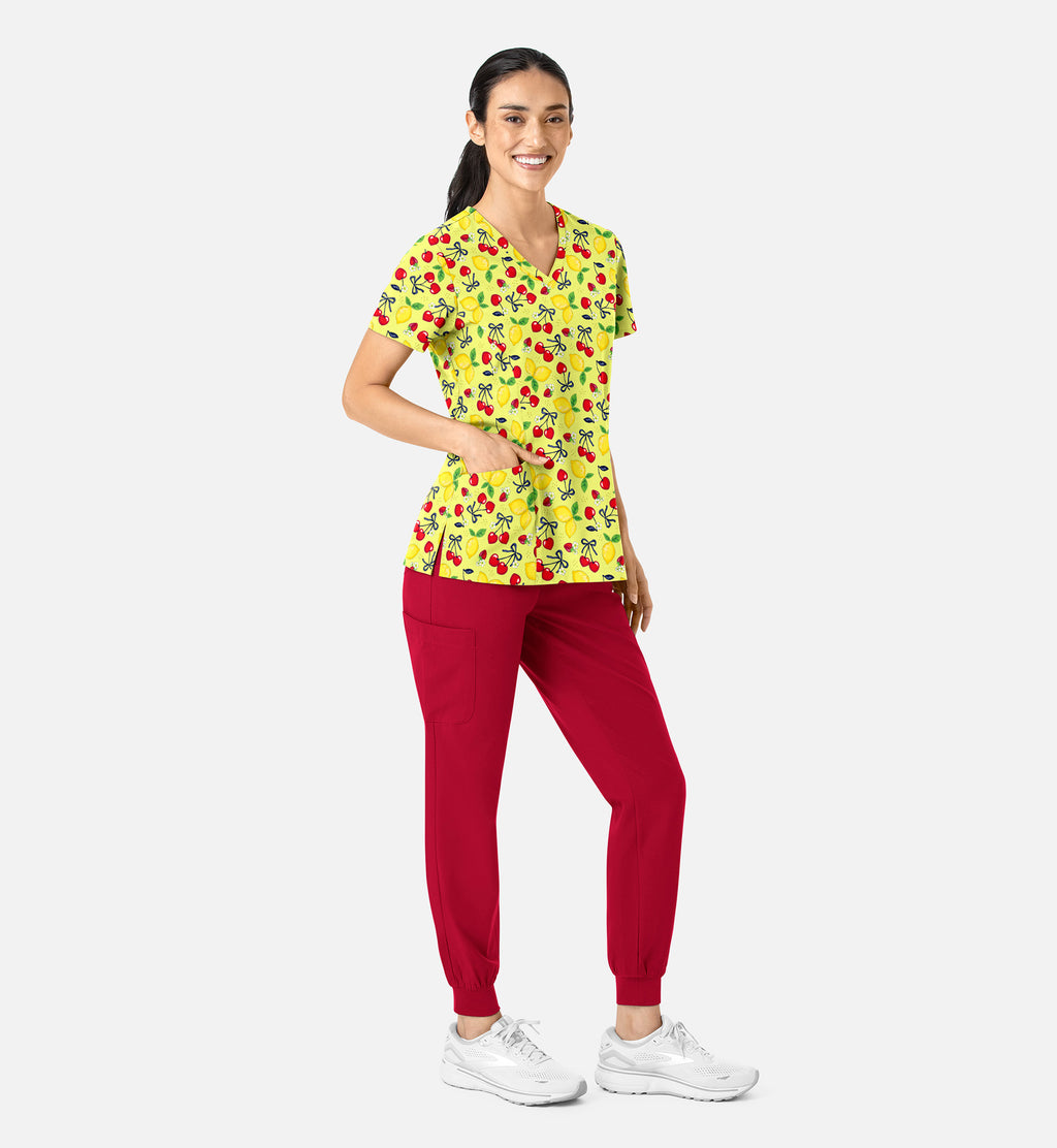 Women's Print Top - Cherry Berry Lemonade