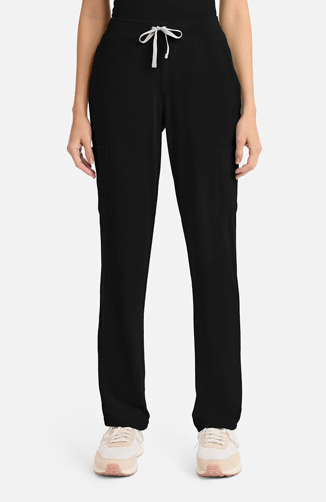5-Pocket Straight Leg Pant - Black
