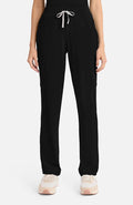 5-Pocket Straight Leg Pant - Black
