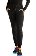 Women's Trinity Leopard Jacquard Jogger - Black