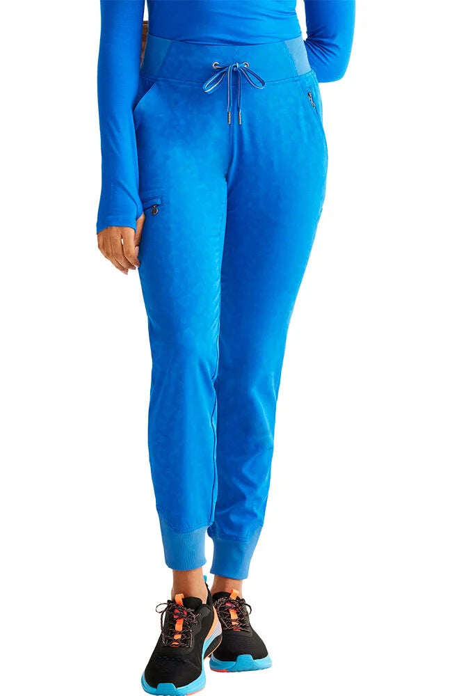 Women's Trinity Leopard Jacquard Jogger - Royal