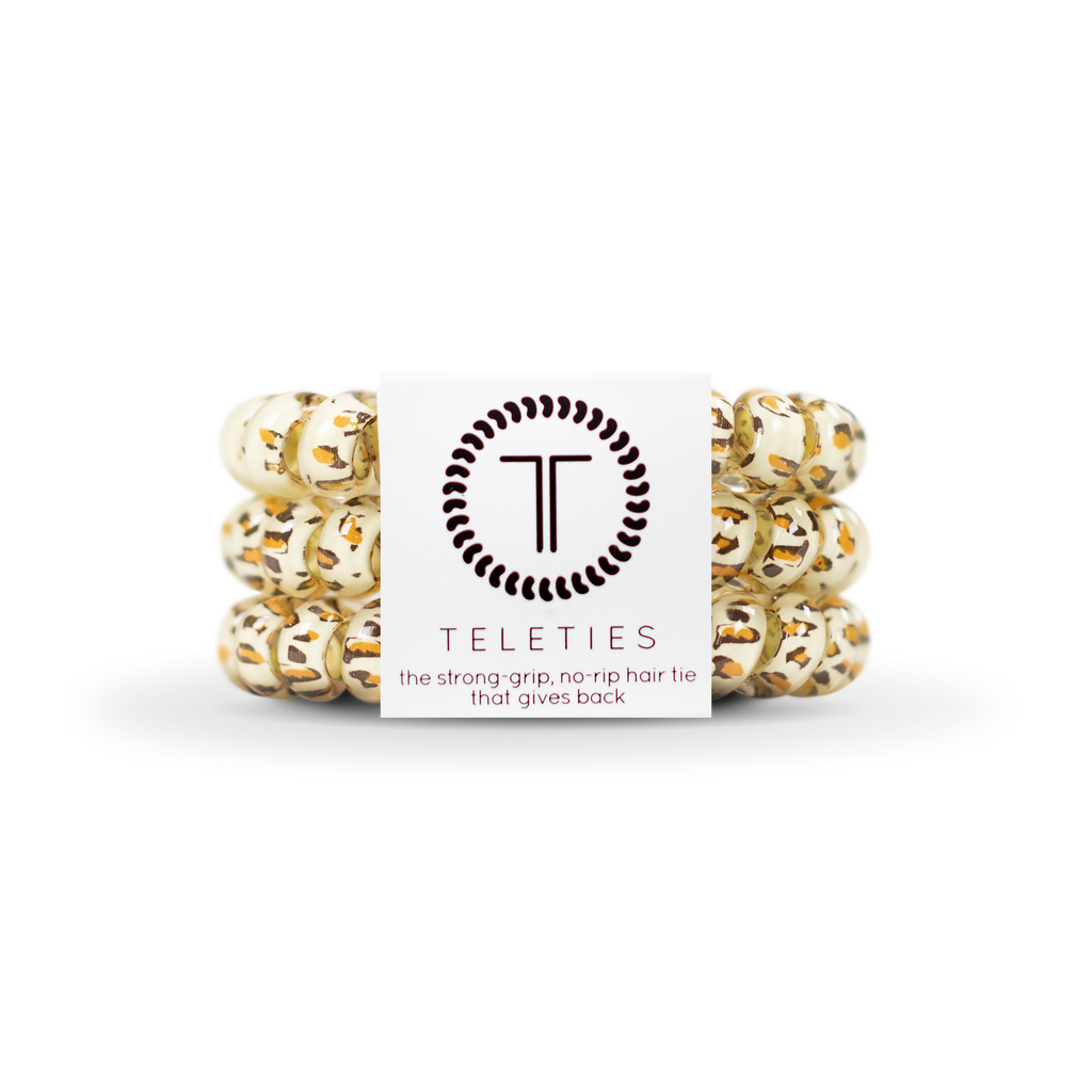 Spiral Hair Coils | Large | Leopard Hair Ties