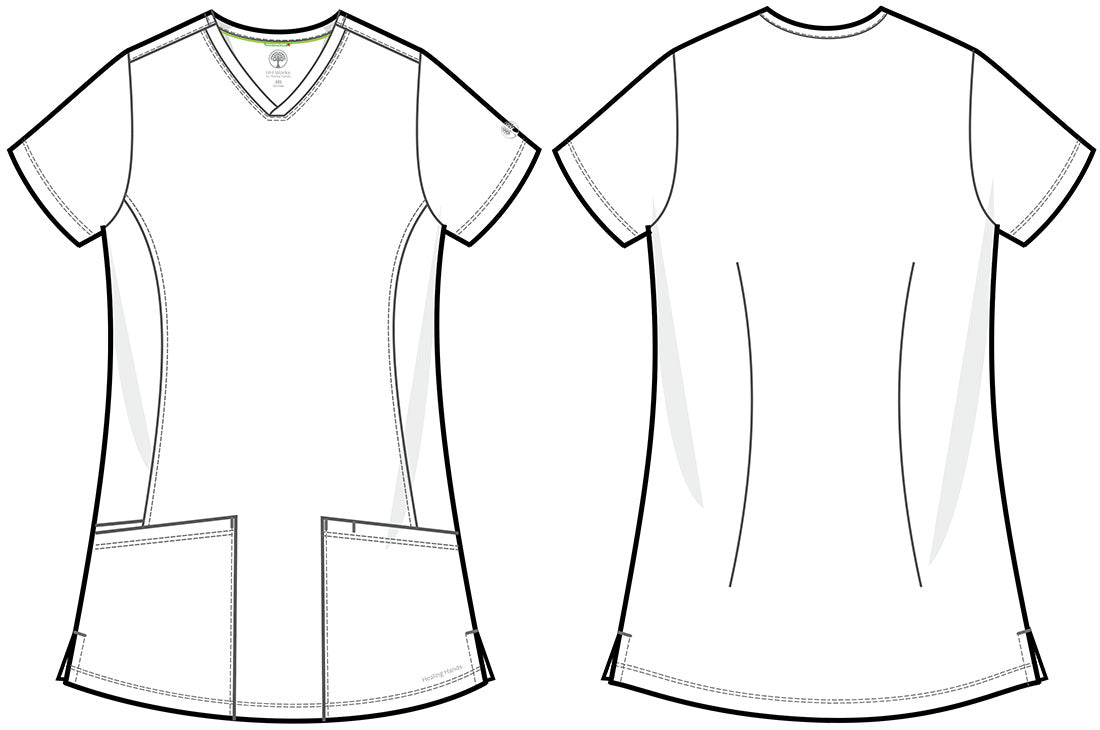 Women's Monica V-Neck Top - Black