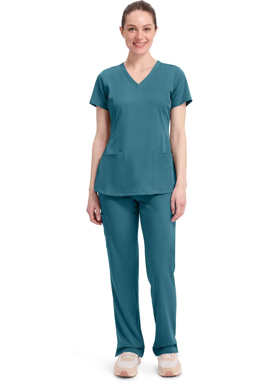 Women's Monica V-Neck Top - Fresh Blue