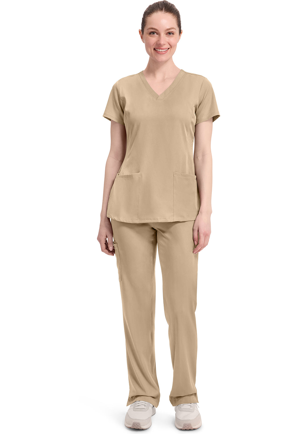Women's Monica V-Neck Top - Khaki