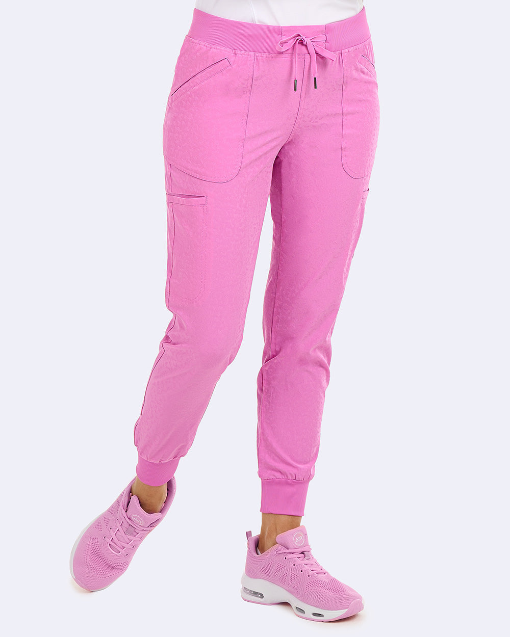 Sheba Jogger Pant - Jacquard Bubble Gum