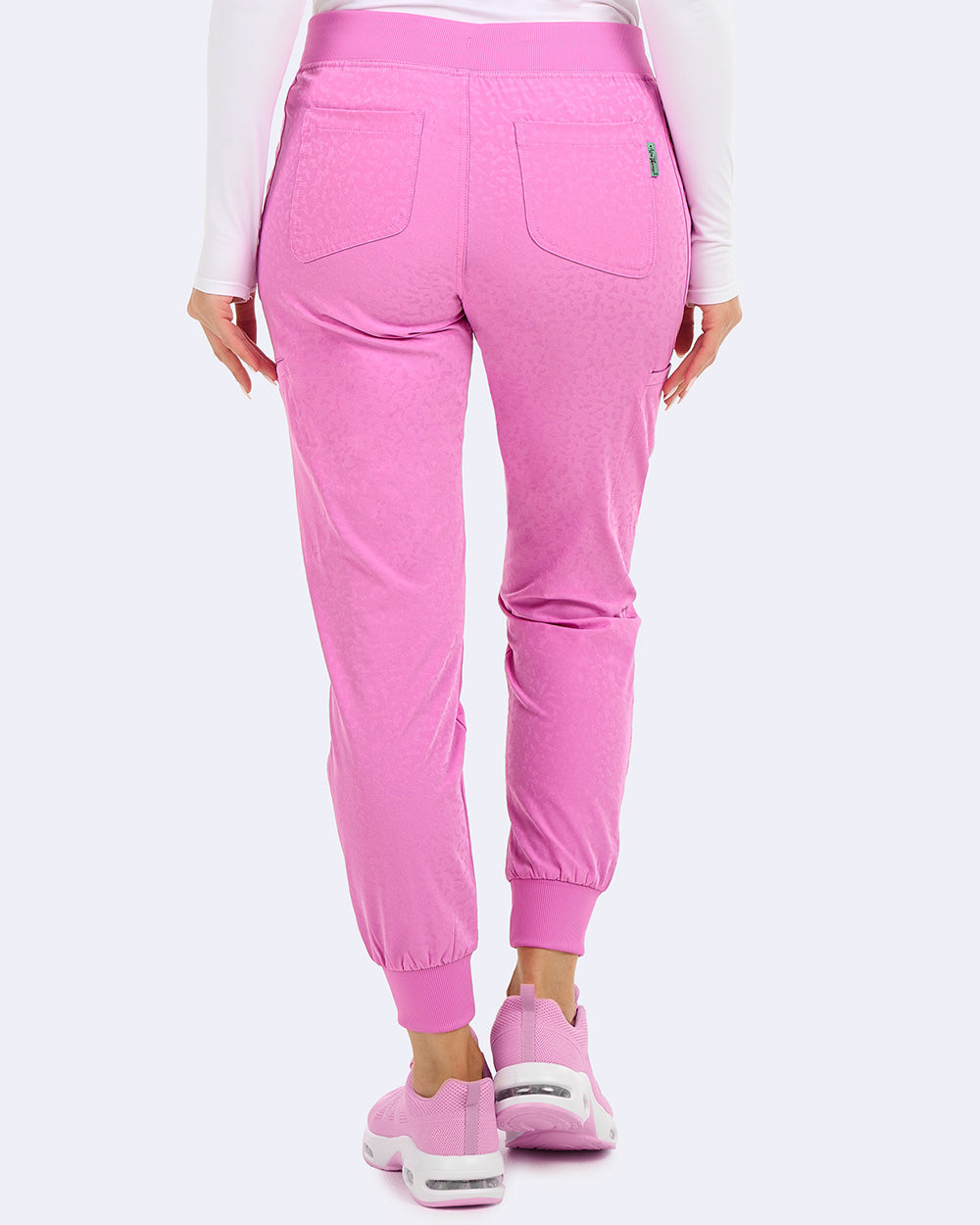 Sheba Jogger Pant - Jacquard Bubble Gum