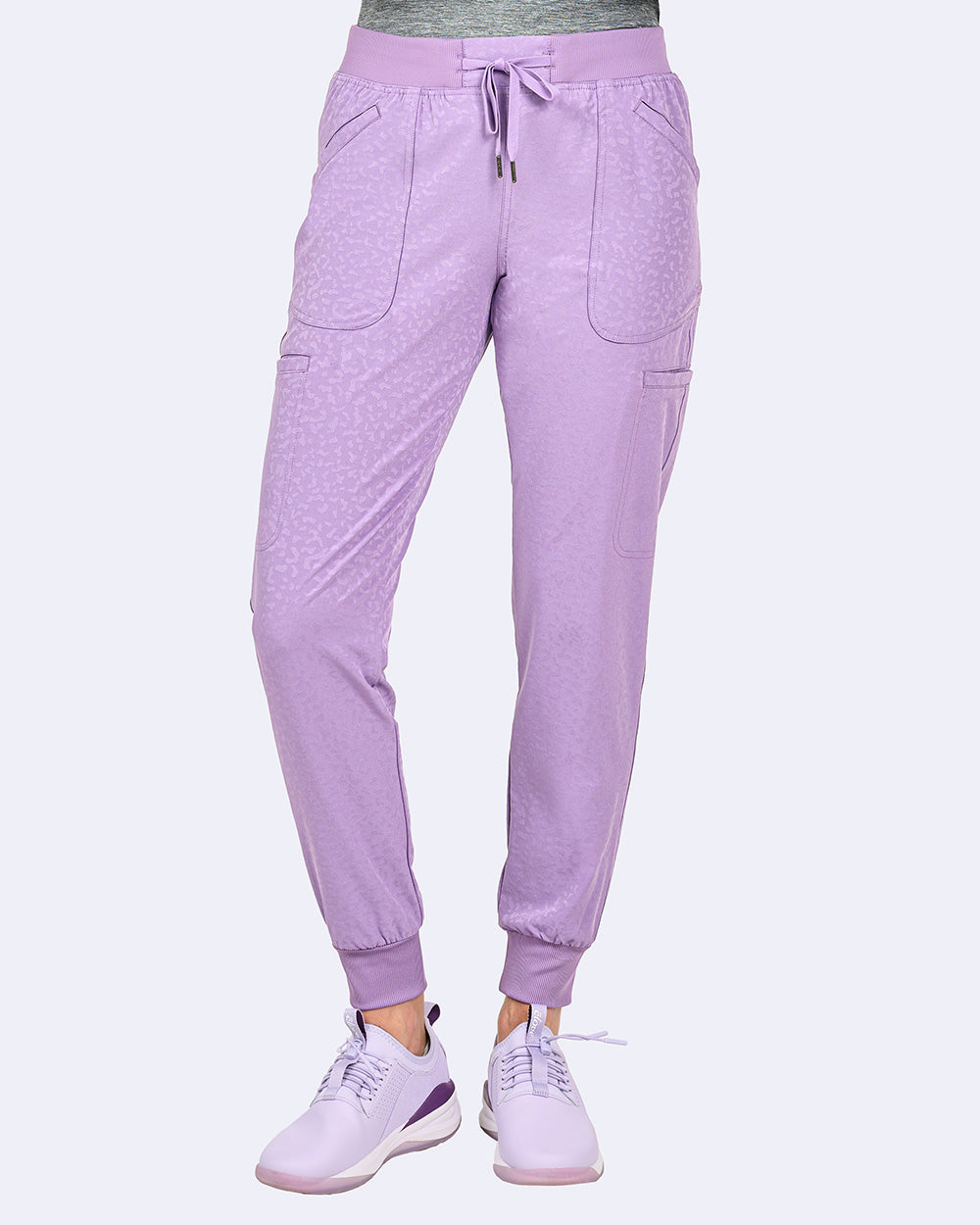 Sheba Jogger Pant - Jacquard Purple Smoke
