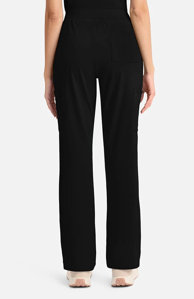 5-Pocket Straight Leg Pant - Black
