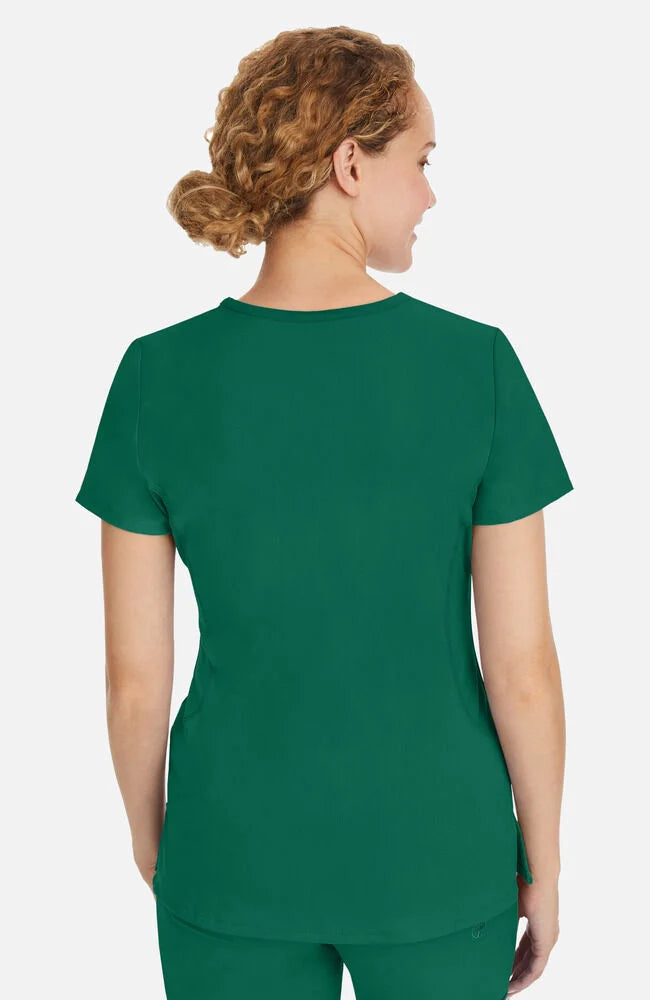 Women's Juliet V-Neck Yoga Scrub Top - Hunter