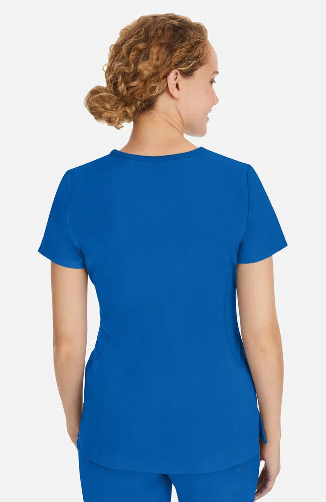 Women's Juliet V-Neck Yoga Scrub Top - Royal