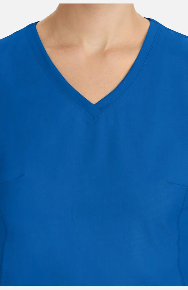 Women's Juliet V-Neck Yoga Scrub Top - Royal