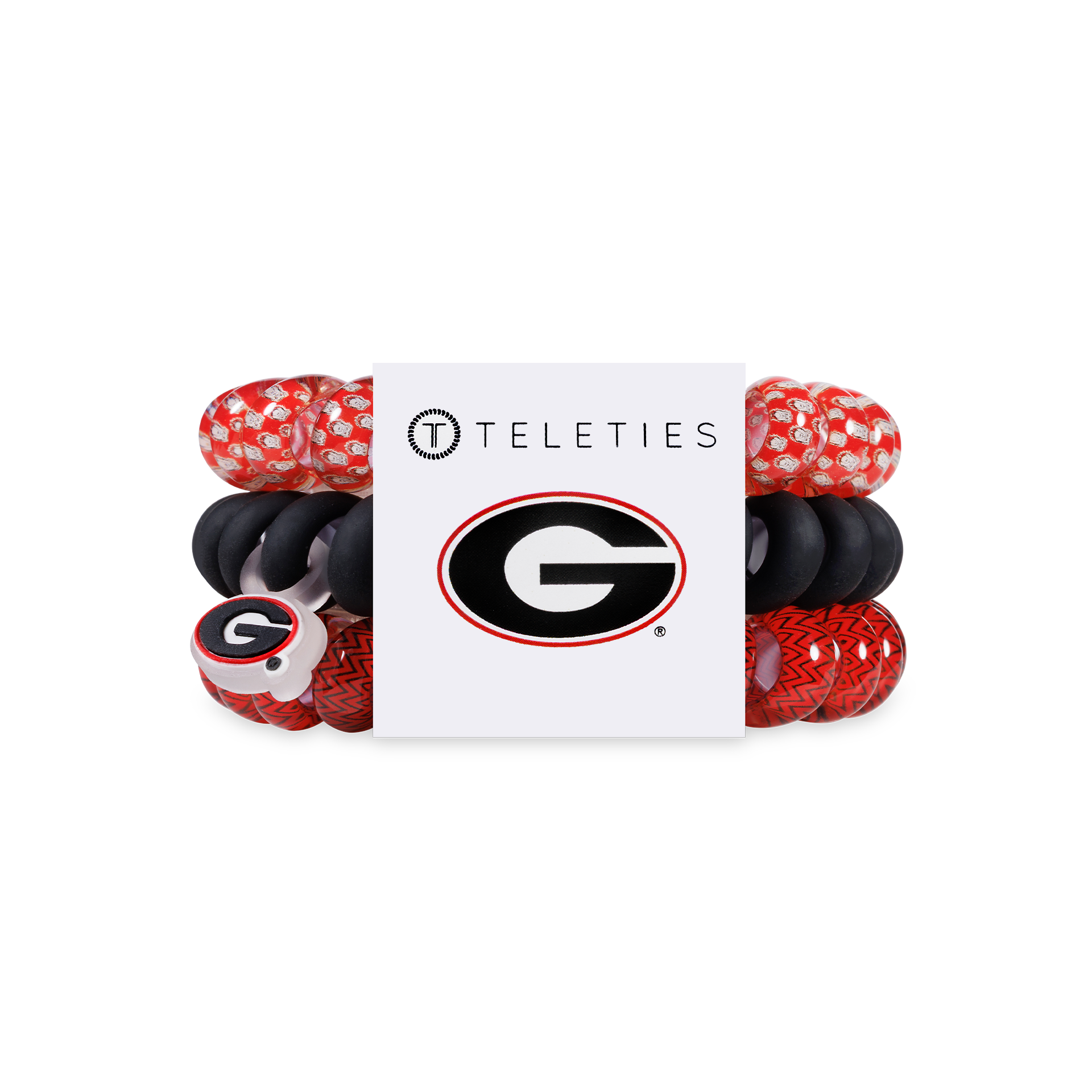 Spiral Hair Coils | Large | Go Dawgs! Hair Ties