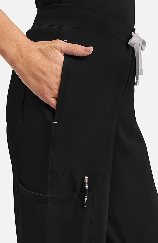 5-Pocket Straight Leg Pant - Black