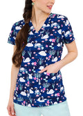 Women's Serene Swan Print Top