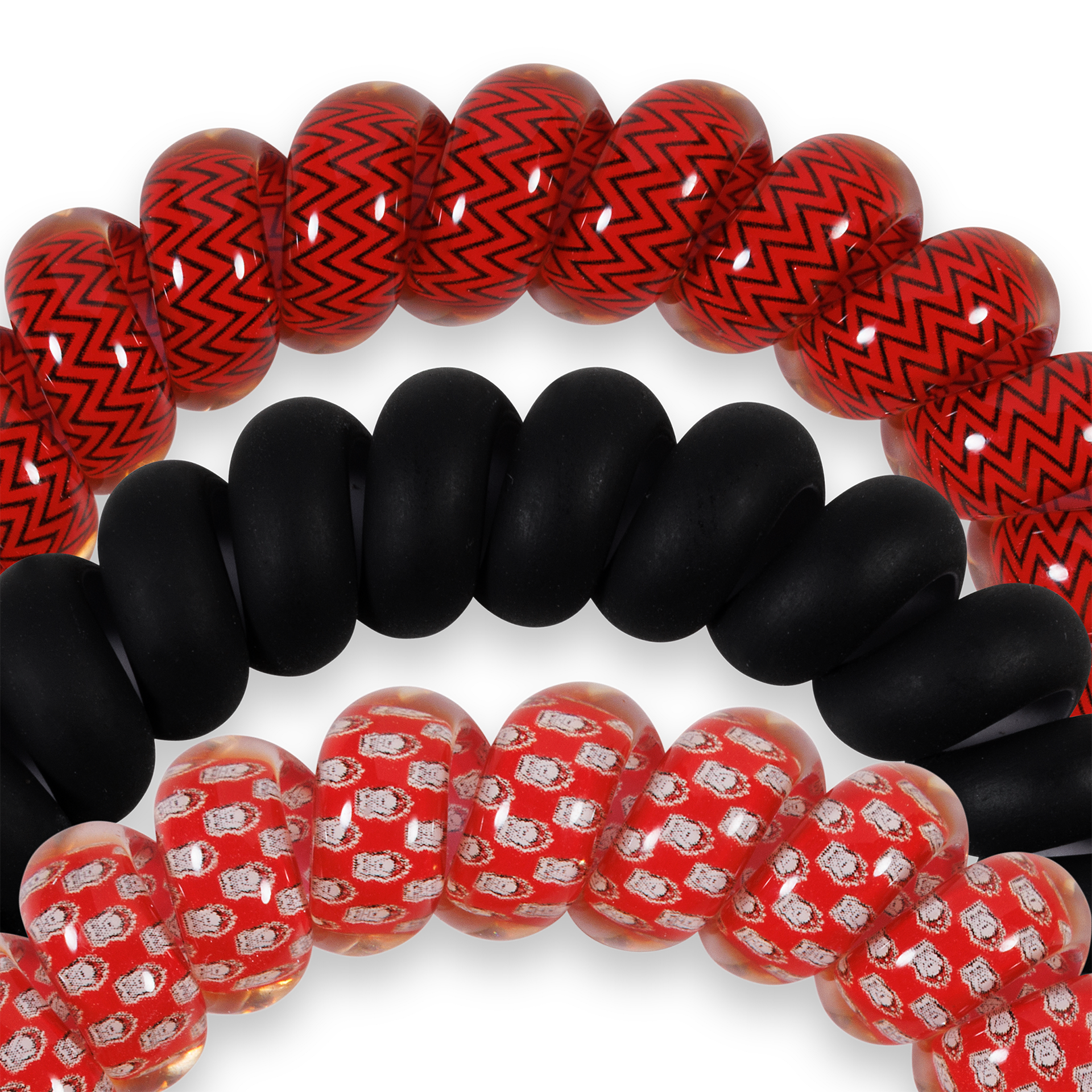 Spiral Hair Coils | Large | Go Dawgs! Hair Ties