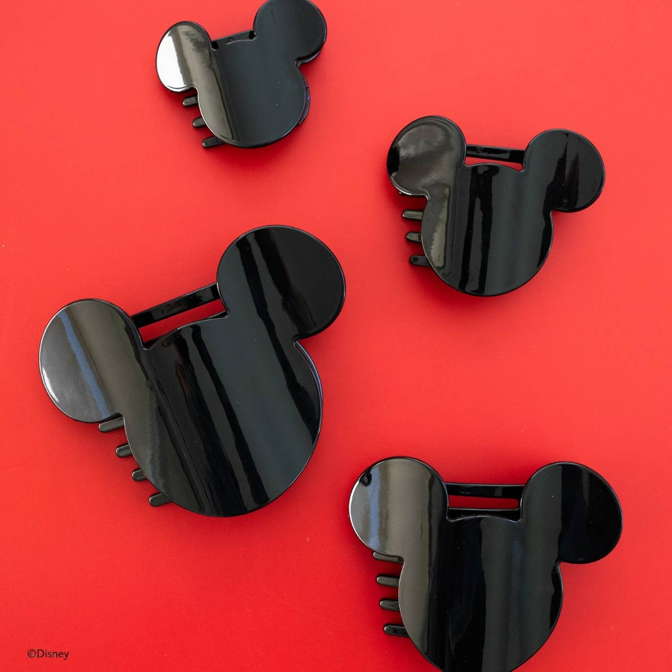 Disney: Mickey Mouse Shaped | Large |  Flat Hair Clip