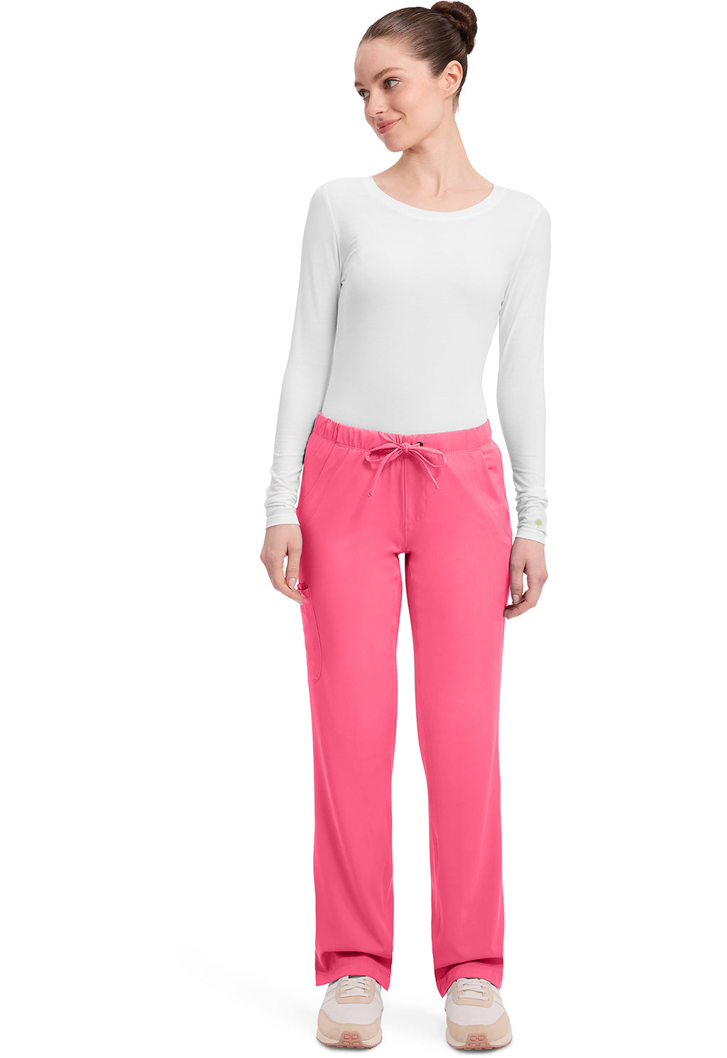 Women's Rebecca Straight Leg Scrub Pant - Carnation Pink
