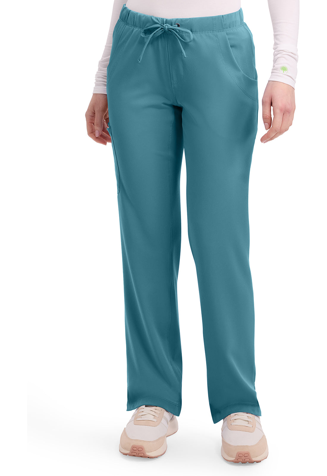 Women's Rebecca Straight Leg Scrub Pant - Fresh Blue