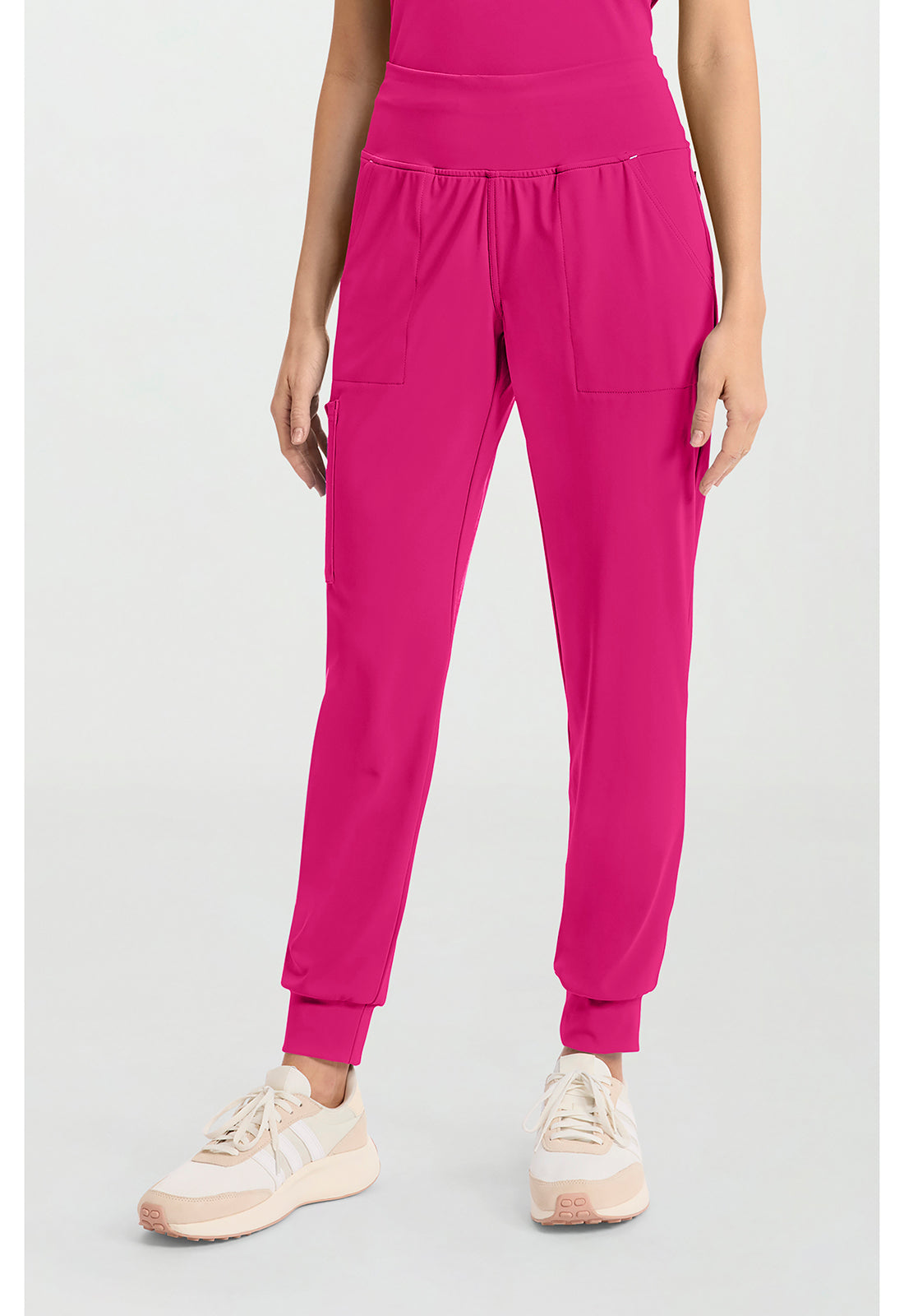 5-Pocket Pull-On Jogger Pant - Tropical Hibiscus