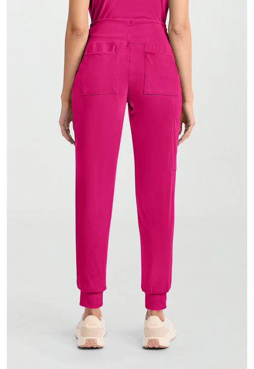 5-Pocket Pull-On Jogger Pant - Tropical Hibiscus