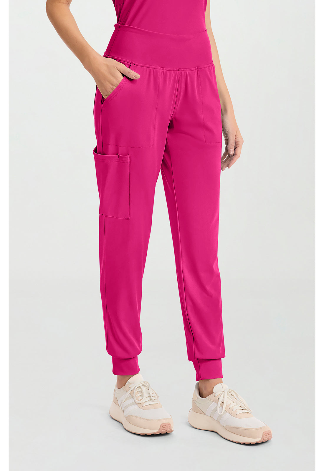5-Pocket Pull-On Jogger Pant - Tropical Hibiscus