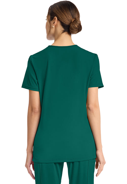 2-Pocket V-Neck Top - Hunter