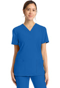 2-Pocket V-Neck Top - Royal
