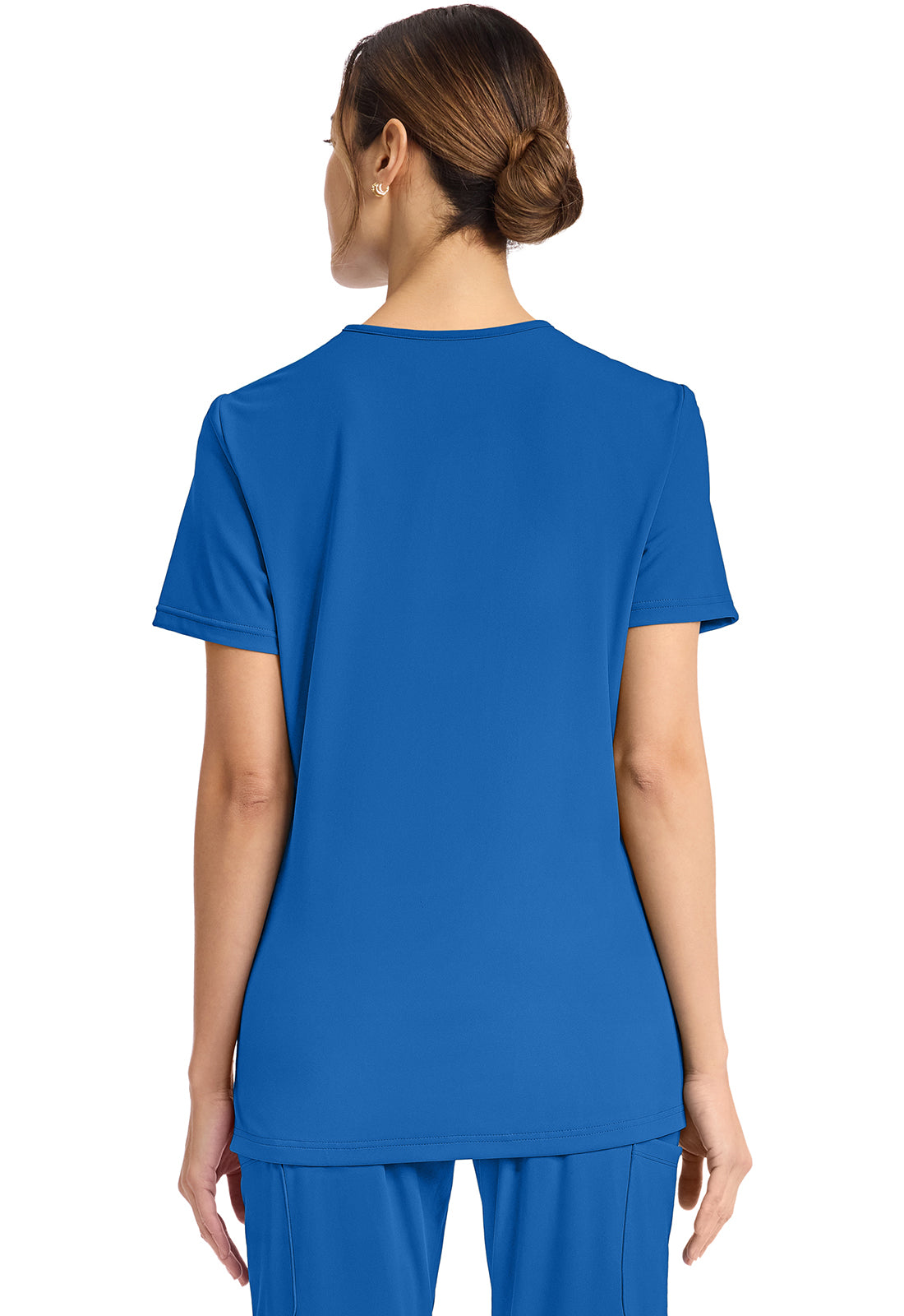 2-Pocket V-Neck Top - Royal