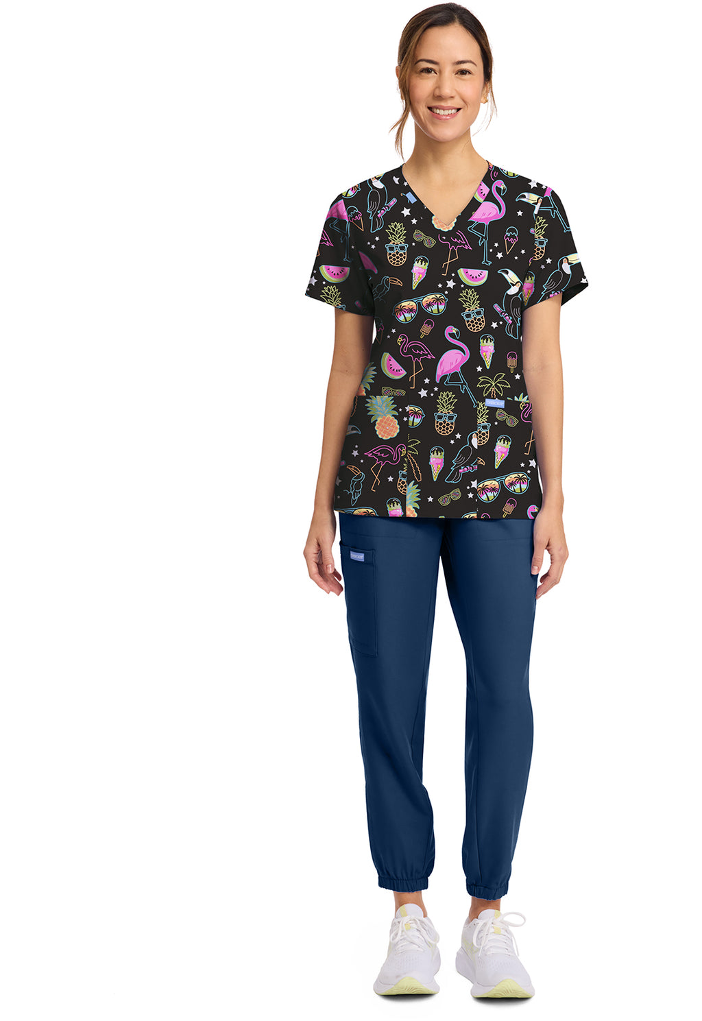 Women's Downtown Tropical Print Top