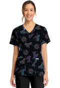 Women's Roller Disco Print Top