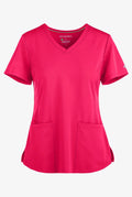 Women's Monica V-Neck Top - Carnation Pink