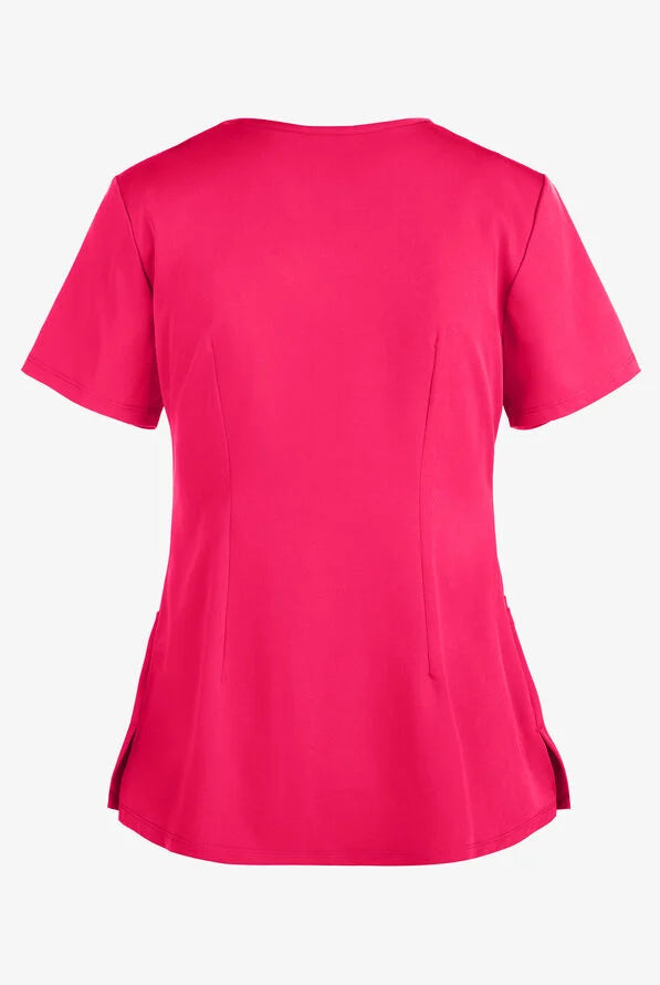 Women's Monica V-Neck Top - Carnation Pink