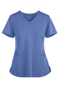 Women's Monica V-Neck Top - Ciel