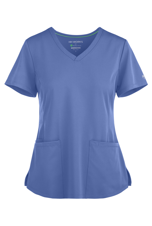 Women's Monica V-Neck Top - Ciel