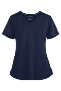 Women's Monica V-Neck Top - Navy