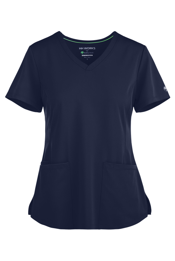 Women's Monica V-Neck Top - Navy
