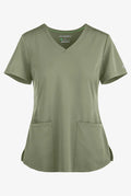 Women's Monica V-Neck Top - Olive