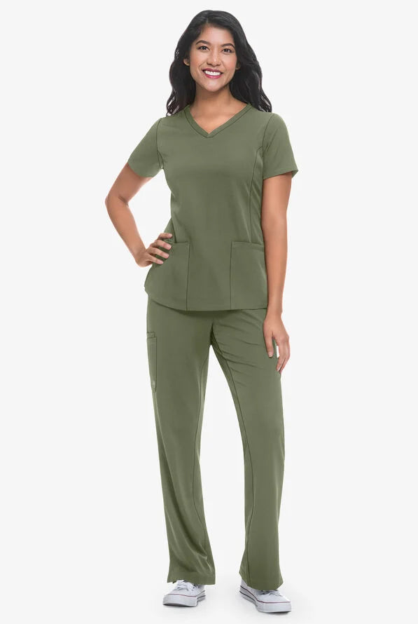 Women's Monica V-Neck Top - Olive
