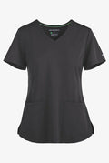 Women's Monica V-Neck Top - Pewter