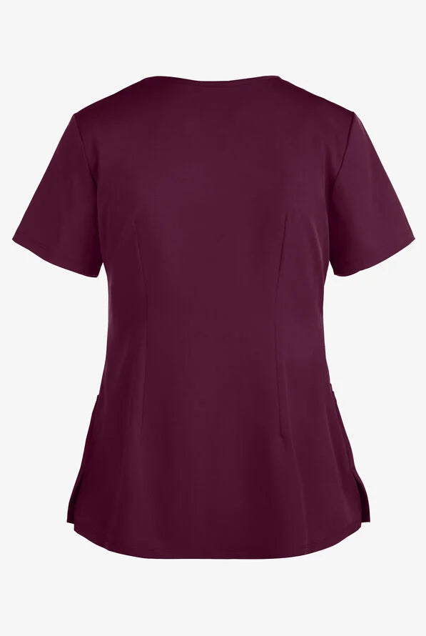 Women's Monica V-Neck Top - Wine