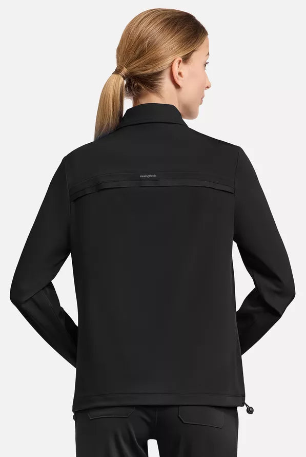 Women's 7-Pocket Zip-Front Jacket - Black