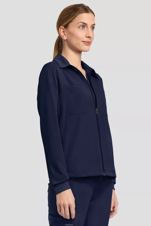 Women's 7-Pocket Zip-Front Jacket - Navy