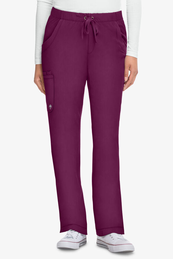 Women's Rebecca Straight Leg Scrub Pant - Wine